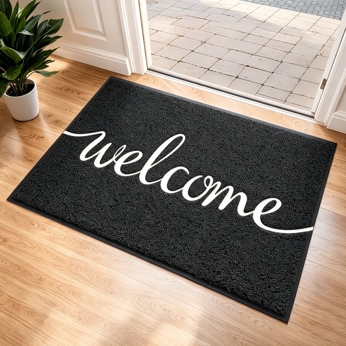 Non-Slip Welcome Entryway Mat