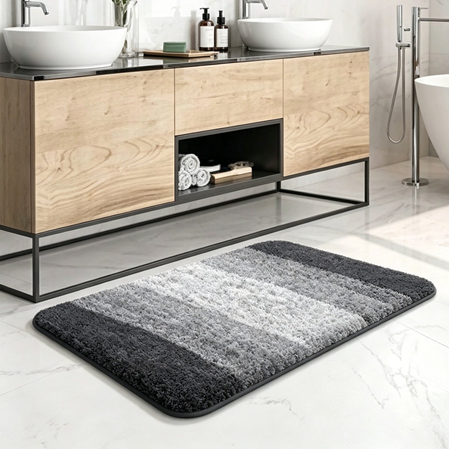 Soft Plush Bathroom Rug Bath Mat