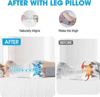 Memory Foam Knee Pillow for Side Sleepers