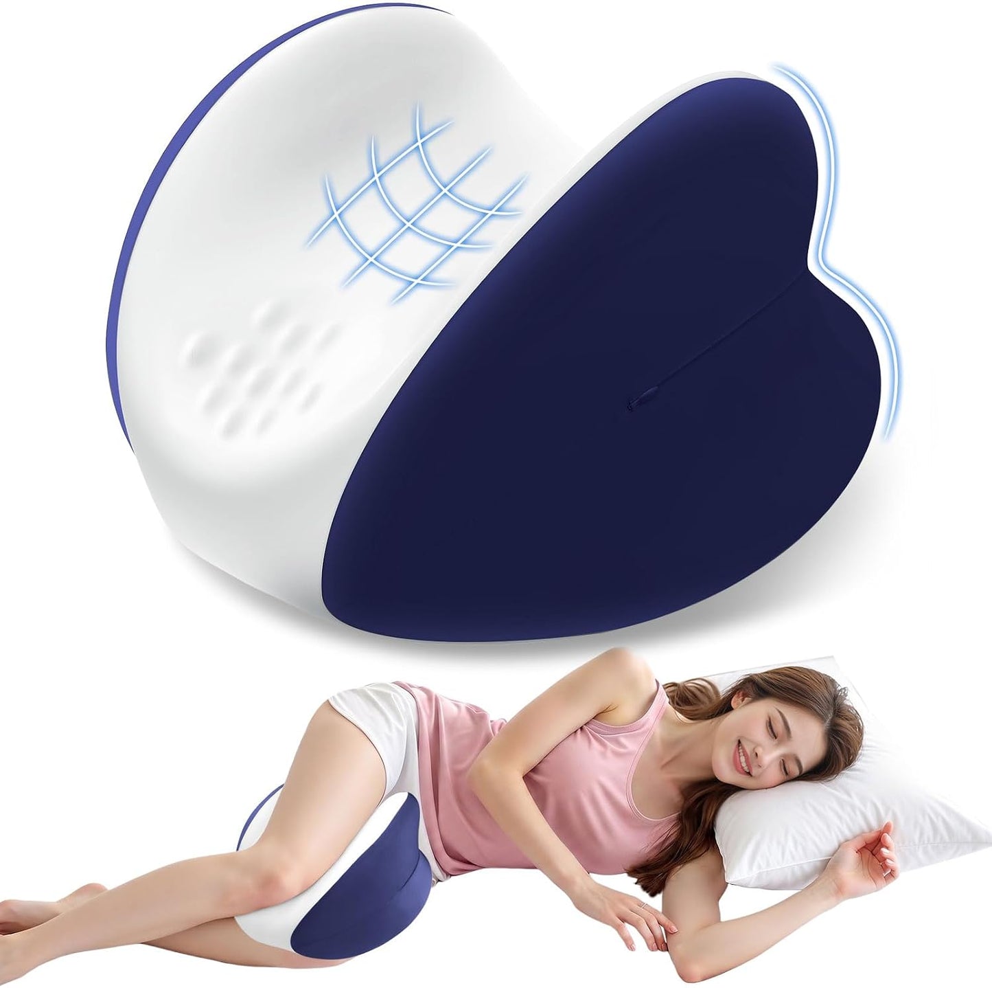 Heart-Shape Knee Wedge Pillow