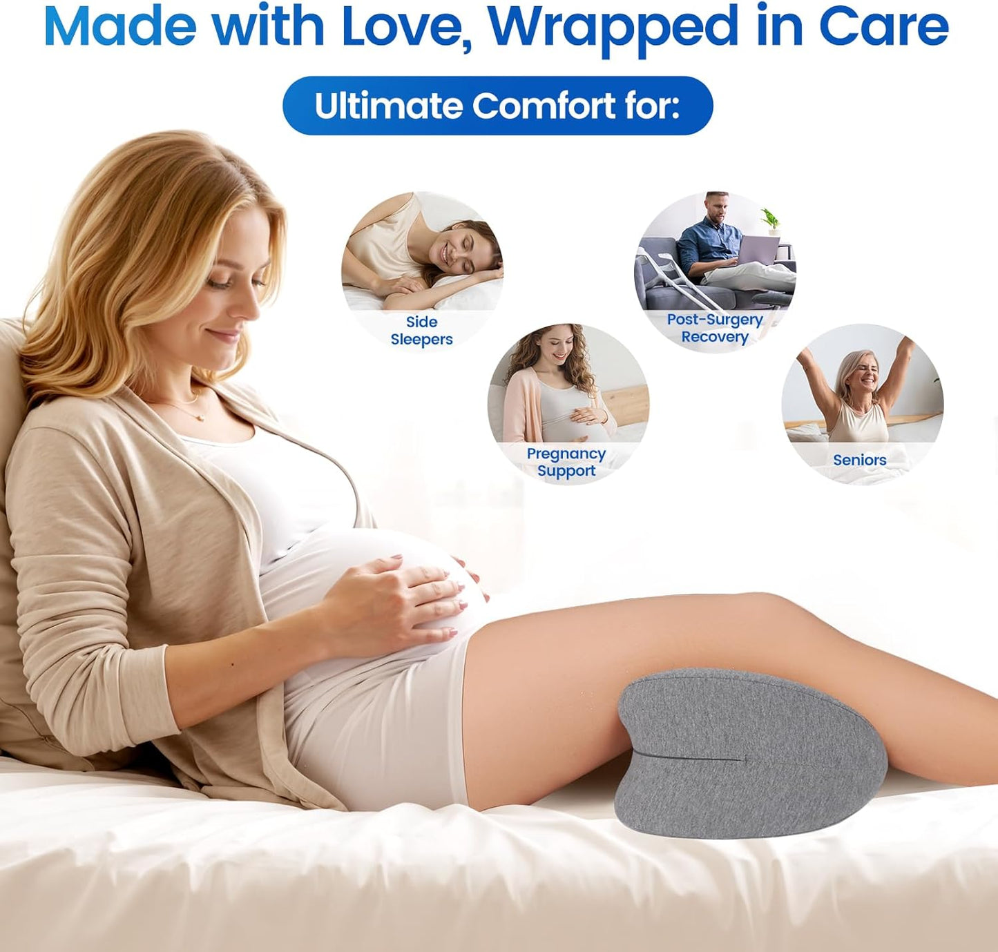 Knee Pillow for Side Sleepers