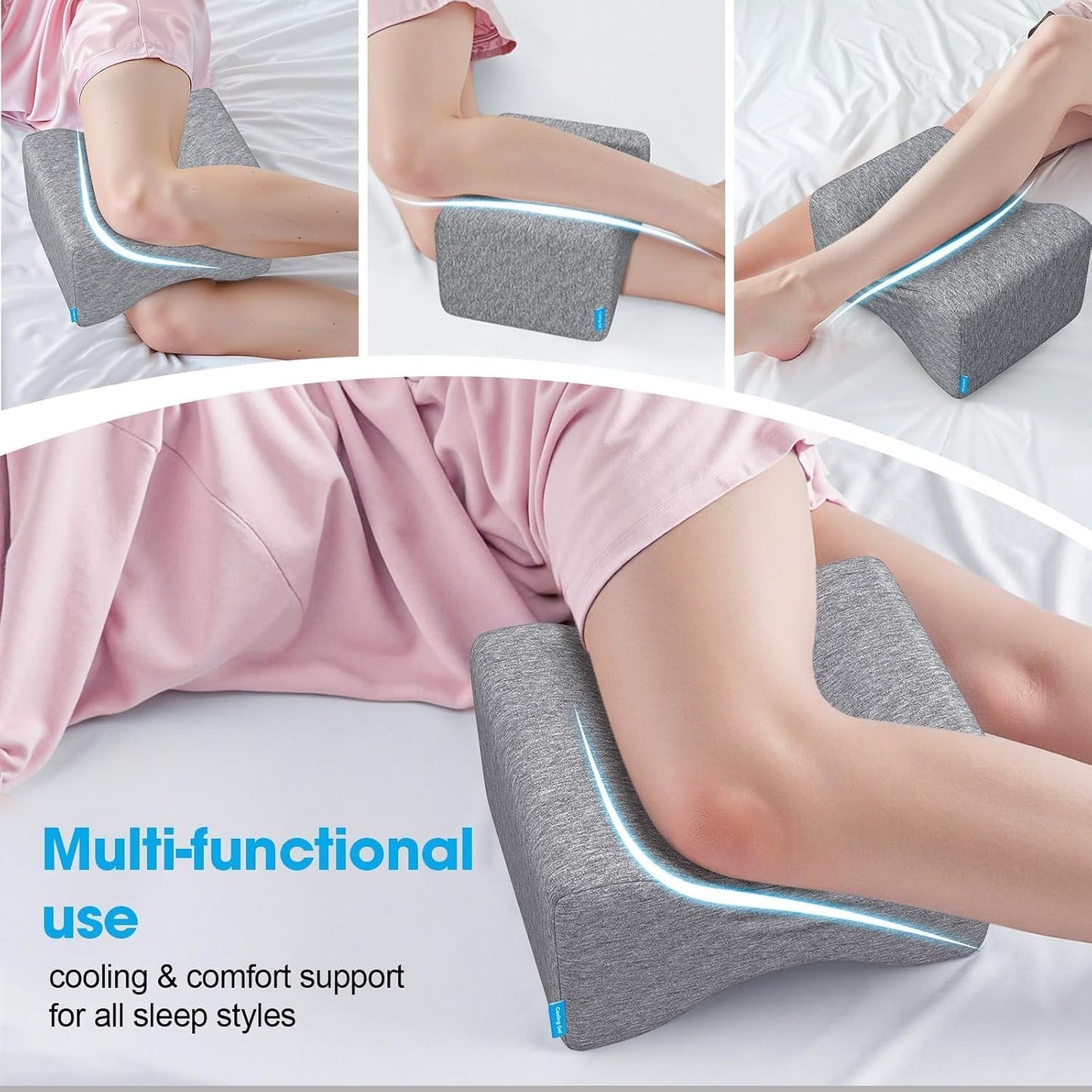 Memory Foam Knee Pillow for Side Sleepers
