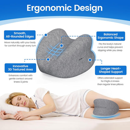 Knee Pillow for Side Sleepers
