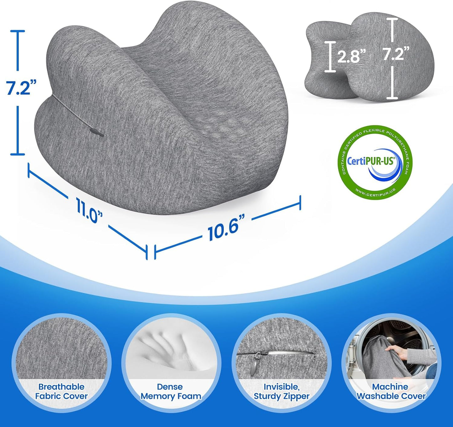 Knee Pillow for Side Sleepers