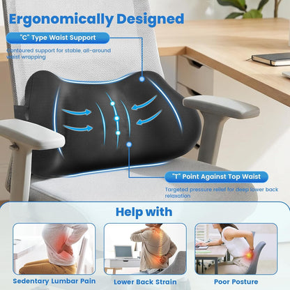 Memory Foam Lumbar Support Pillow