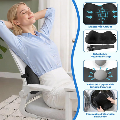 Memory Foam Lumbar Support Pillow