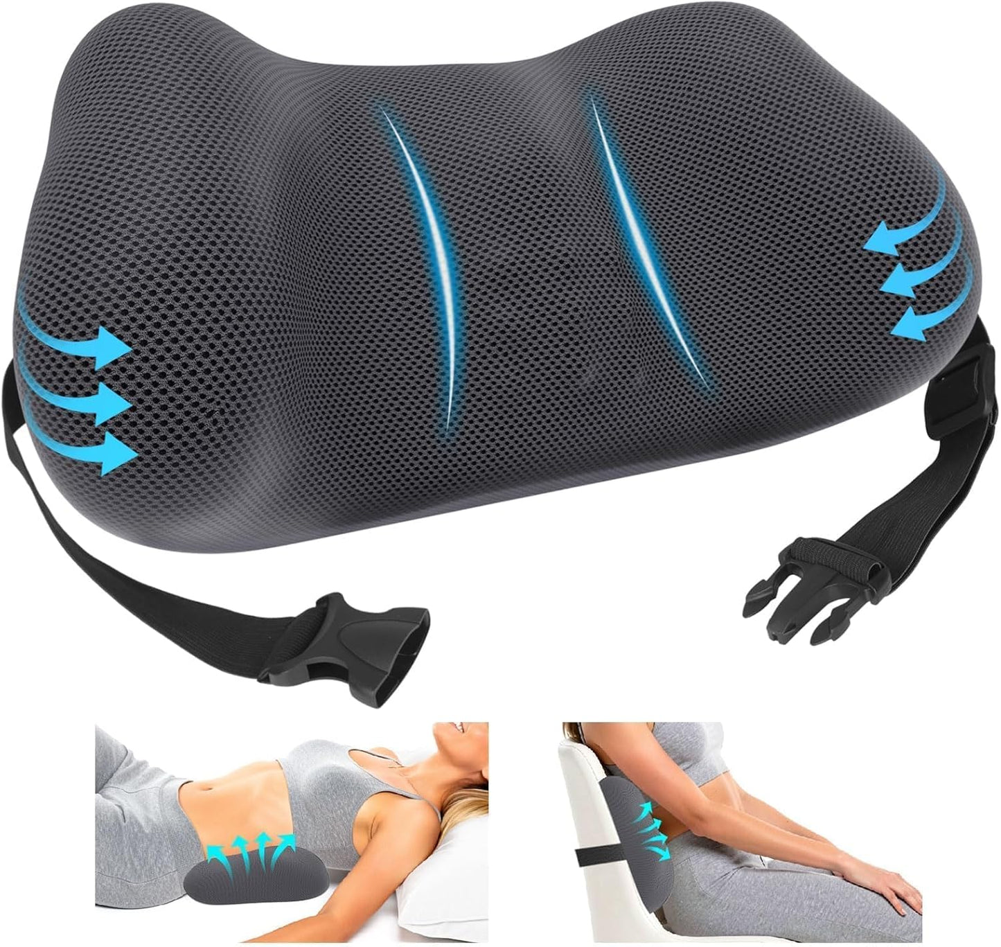 Memory Foam Lumbar Support Pillow
